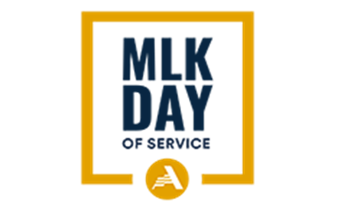 MLK Day of Service logo.